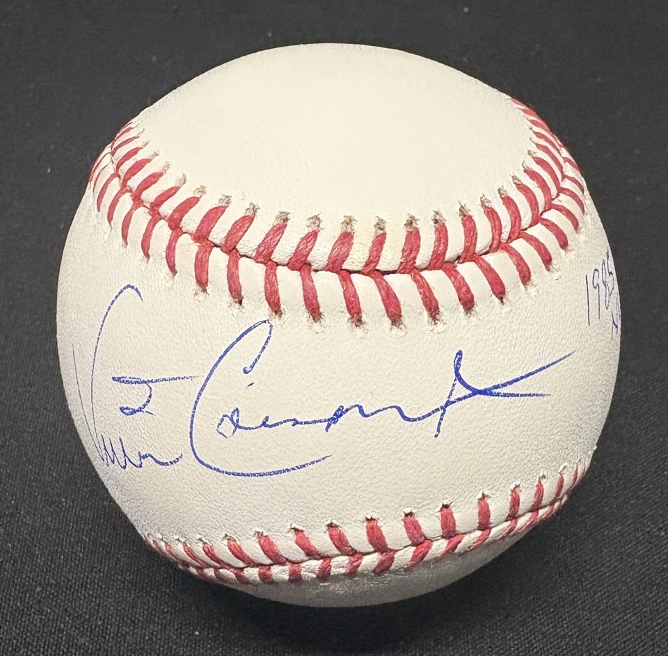 VINCE COLEMAN AUTOGRAFIADO MLB BÉISBOL CARDENALES "85 ROY" Inscripción  Foto 1 de 2