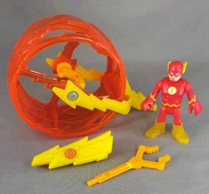 Imaginext DC Super Friends THE FLASH SPEED WHEEL LAUNCHER & FLASH Action Figure - Picture 1 of 3