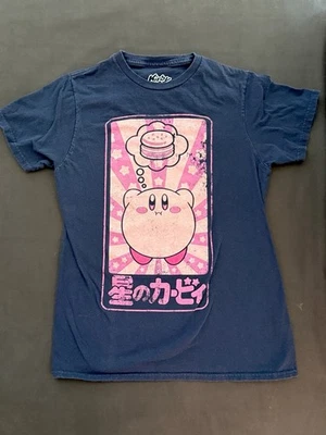 Camiseta para mujer Nintendo Kirby Dreaming Food Hamburguesa Kanji talla S 100 % algodón Foto 1 de 4