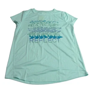 All in Motion Girls Size XXL (18) Activewear Short Sleeve 'Reflect' Green - Picture 1 of 7