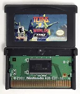 Tetris Worlds Nintendo Game Boy Advance/GBA Juego ETIQUETA VARIANTE AUTÉNTICO/PROBADO - Imagen 1 de 6