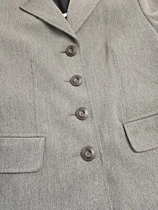 Women's Vintage 8Petite Lord & Taylor Grey Suit Coat/Blazer - Picture 1 of 11