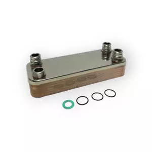 SCAMBIATORE SANITARIO 12 PIASTRE COMPATIBILE VAILLANT 065110 065131 0020073795 C - Foto 1 di 1