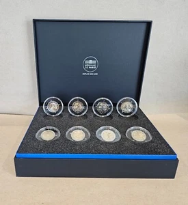 Coffret 8 x 2 Euros Commemorative France/Grece/Portugal Jeux Olympiques 2024 - Imagen 1 de 3