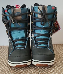 Botas de snowboard VANS Ferra para mujer talla 8,5 gris oscuro azul (S16) - Imagen 1 de 15