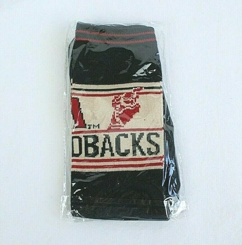 Arizona Diamondbacks Stadium Fan Giveaway Black Socks NEW SEALED SHIPS SAME DAY Cover
