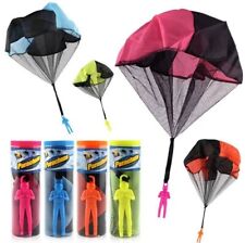 Hand Throwing Mini Play Soldier Parachute Toys For Kids Outdoor Fun Sports 