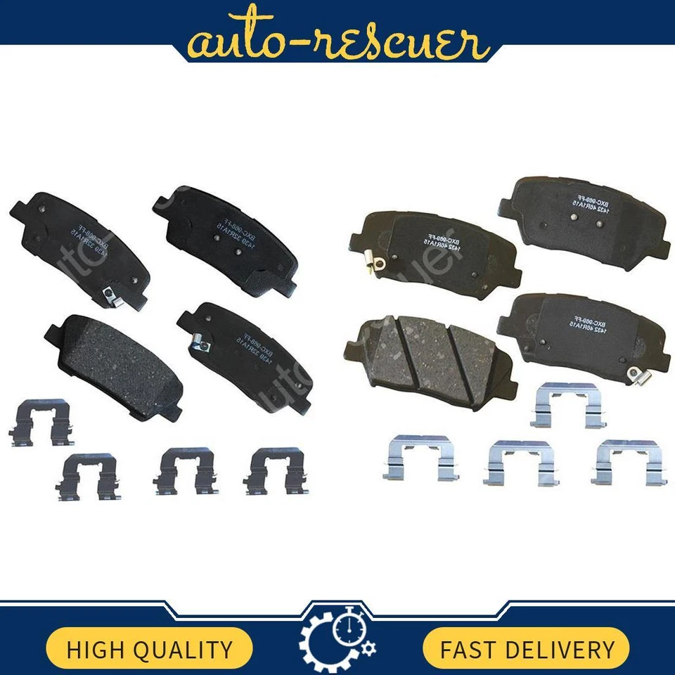 Juego de pastillas de freno de disco STOP BY BENDIX 2x para Hyundai Santa Fe 2010 a 2012 Foto 1 de 3