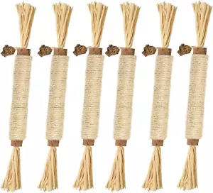Silvervine Sticks Cat Toys - 6 Pack Natural Cat Chew Stick Toy for Cat Dental Ca - Picture 1 of 12