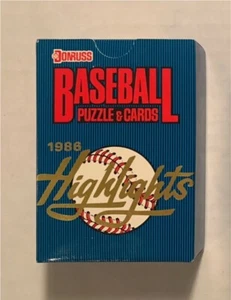 BASEBALL CARDS 1986 Donruss Highlights Bo Jackson Jose Canseco - Picture 1 of 2