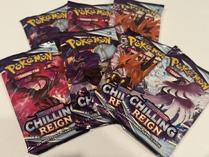 Pokemon Chilling Reign Booster Pack SWSH - 1 PACK / 10 CARTAS - SELLADO NUEVO - Imagen 1 de 2