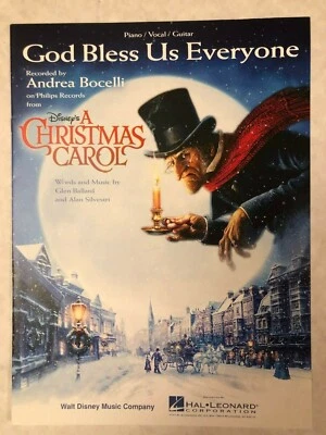 NAVIDAD WALT DISNEY DIOS NOS BENDIGA A TODOS Andrea Bocelli partituras Foto 1 de 2