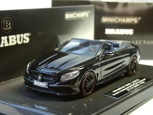 Minichamps Mercedes BRABUS 850 Cabrio 2016 AMG-Basis, schwarz, 437 034230, lim. - Picture 1 of 6