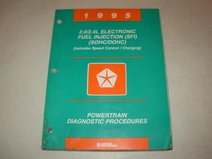 1995 Chrysler 2.0L , 2.4L Electronic Fuel Injection Diagnostic Procedure Manual - Picture 1 of 6