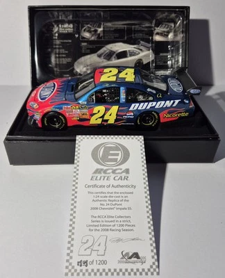 JEFF GORDON 2008 RCCA ELITE #24 DuPont Impala SS /1,200 - Image 1 of 4