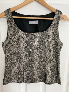 Wallis Gold & Black Vest Top Size 12 BNWOT - Picture 1 of 4