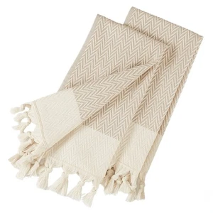 Kitchen Hand Towels with Boho Design, Set of 2, Dish Towels for Kitchen, 100%... - Picture 1 of 5