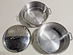 Vollrath Pentola a Vaporiera a 2 Strati in Acciaio Inox con Coperchio Set 3 Pezzi - Foto 1 di 12