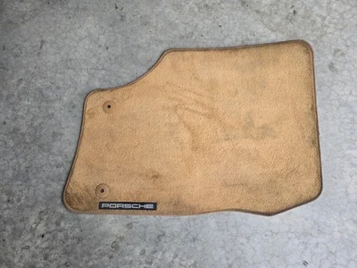 Alfombra alfombrilla beige delantera derecha original Porsche Cayenne 2003-2010 OEM Foto 1 de 3