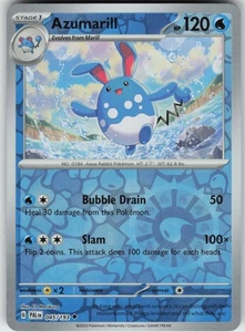 PO-01 Reverse Holo Azumarill 045/193 SV02: Paldea Evolved - Picture 1 of 1