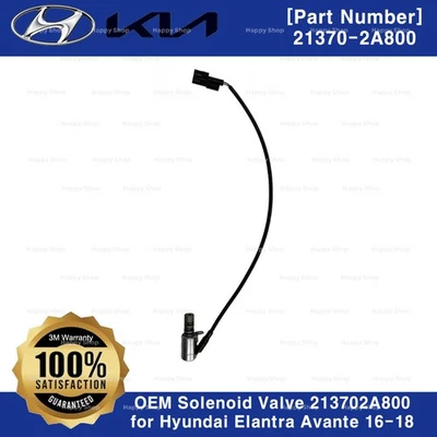 Genuine OEM Solenoid Valve 213702A800 for Hyundai Elantra Avante 16-18 - Image 1 of 2