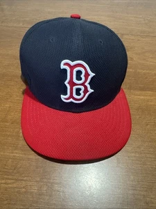 New Era Boston Red Sox Black & Red 59Fifty Baseball Cap, Größe 7-1/8 - Bild 1 von 5