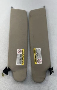 79-93 Dodge Ram Van B250 B350 Sun Visor Set Driver + Passenger Side OEM Tan - Picture 1 of 14