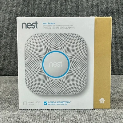 谷歌 Nest 保护烟雾一氧化碳报警器白色智能家居 WiFi S3000BWES — 第 1/4 张图片