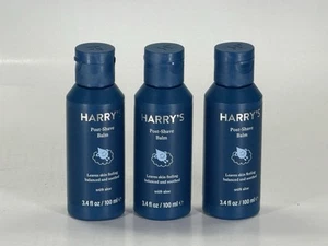 Pack of 3 - Harry's Post-Shave Balm with Aloe | 3.4 fl oz - NEW - Picture 1 of 2