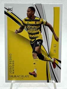 2021 Panini Immaculate Collection Silver Soccer #191 Joao Pedro RC /80 SP - Picture 1 of 2