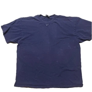 Vintage 90’s Nike Heavyweight T-Shirt Navy w/carolina Blue Swoosh Made In USA Men XL - Bild 1 von 7