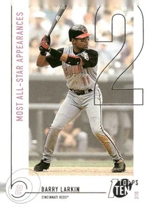 2002 Topps Ten #113 Barry Larkin - Picture 1 of 2
