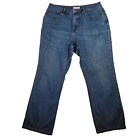 COLDWATER CREEK Jeans 30x25 Womens 14 Petite Blue Denim Straight Leg Stretch