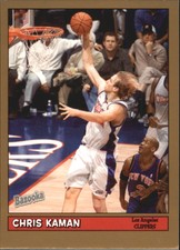 2005-06 Bazooka Gold Los Angeles Clippers Basketball Card #24 Chris Kaman