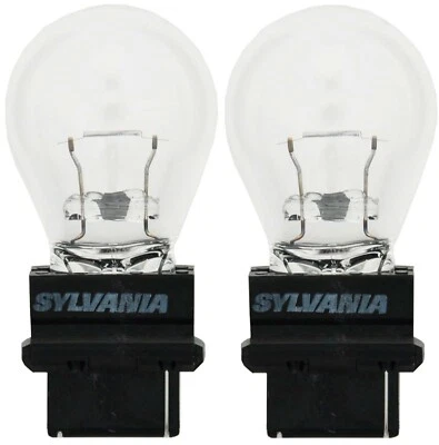 Sylvania Basic 3156 27W Two Bulbs Back Up Reverse Light Replace Upgrade Stock OE - Image 1 of 4