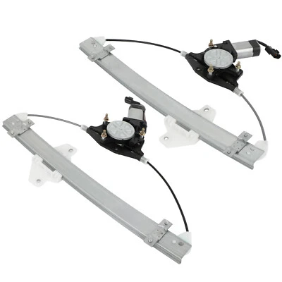 Par de regulador de janela traseira e conjunto de motor para Hyundai Accent Kia Rio5 2006-11 - Imagem 1 de 4