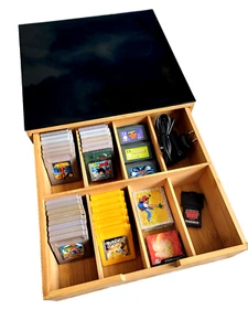 Gameboy Aufbewahrungsbox für Spiele und Zubehör NEU Hochwertig Kallax-Schublade - Bild 1 von 8