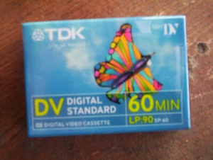 Choose Panasonic or TDK DVC 60 90 Mini DV Tape Cassette SP60 LP90 DVM60 - Picture 1 of 4