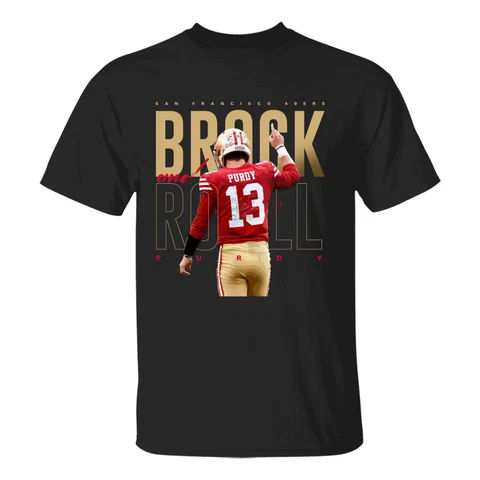 Brock Purdy #13 San Francisco 49ers T-Shirt Unisex Gift For Fan All Size Cover
