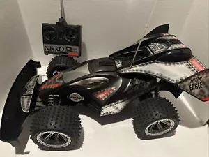 Nikko Iron Eagle Scala 1/10 RC Telecomando Auto 4WD 7.2V Twin Motors Raro - Foto 1 di 8