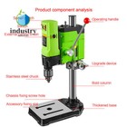 Electric Bench Drill Vise Fixture Drilling Machine Variable Speed Drilling Chuck