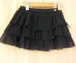 NWT JUICY COUTURE GIRLS LINED 3-TIER TULLE NAVY BLUE TUTU SKIRT SZ XS (4-5) - Picture 1 of 4