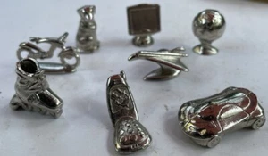 Monopoly 2000 Millennium Edition Full Set (8) Replacement Loose Token Pieces - Picture 1 of 3