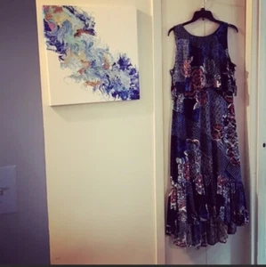 Rafaella Kleid mit Etikett blau Gr. XL - Bild 1 von 10