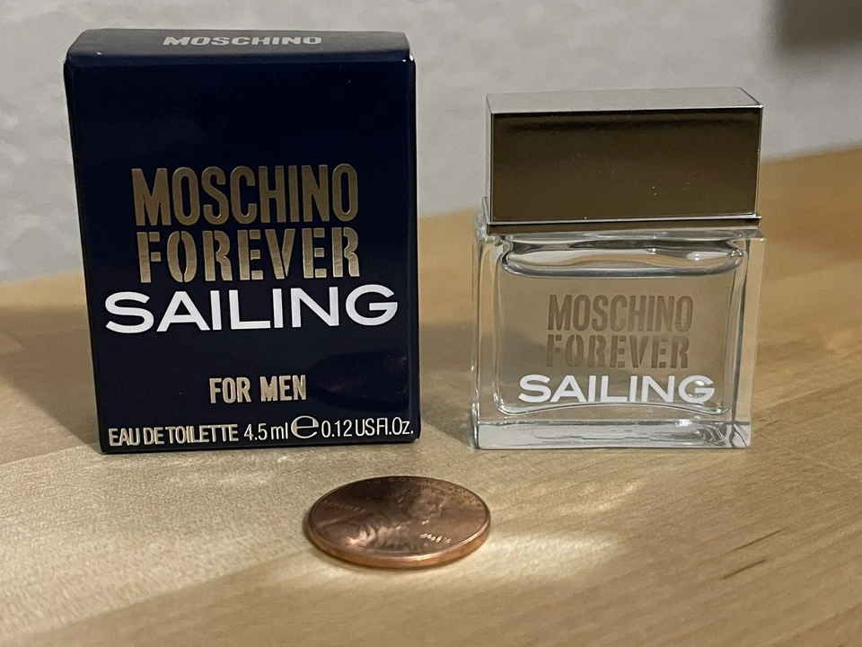 Moschino Forever Sailing 0,12 oz / 4,5 ml EDT SPLASH para hombre MINIATURA Foto 1 de 4