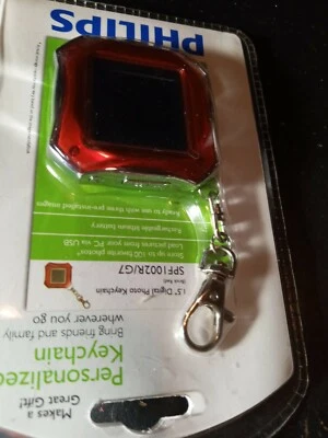 Philips Digital Photo Keychain 1.5" LCD 8 MB Rechargeable Brick Red (NEW) - Image 1 of 3
