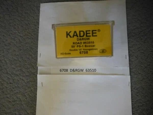 Kadee 6708 D&RGW 63510 50' PS-1 Boxcar Double 15' Youngstown HO Scale - Picture 1 of 2