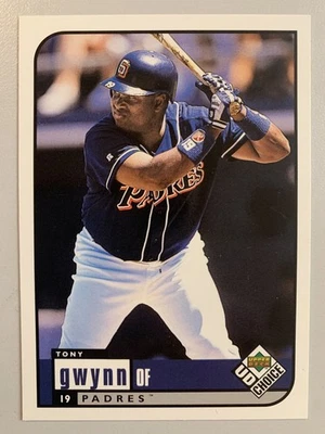 Tony Gwynn 1999 UD Choice #137 San Diego Padres Salón de la fama casi nuevo envío gratuito Foto 1 de 3
