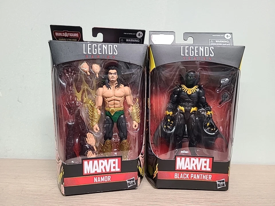 2 x Marvel Legends Series Pantera Negra e Namor PACOTE - Imagem 1 de 4