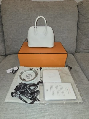 Hermes Evercolor Blanco Sésamo Verso 1923 Bólido 25 Foto 1 de 4